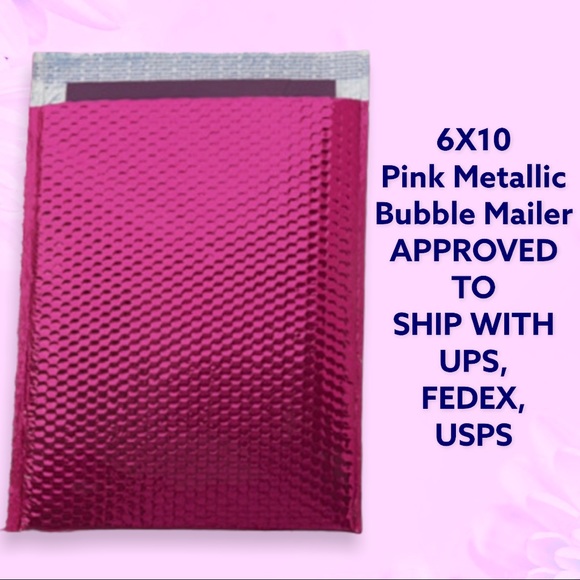 Other - 250 6X10 Pink Bubble Mailers PRICE IS FIRM